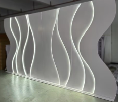 Acrylic Curve Backdrop