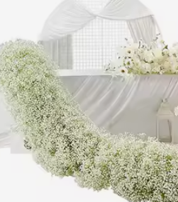Baby's Breadth Floral Runner